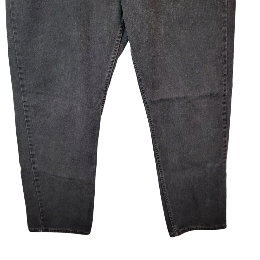 Levi's 505 Vintage Y2K Made in USA Denim Dark Wash Black Jeans Men's 38x32 - Picture 4 of 14